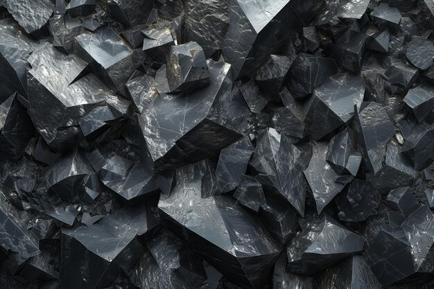 Fondo de textura de la superficie de piedra áspera negra y gris