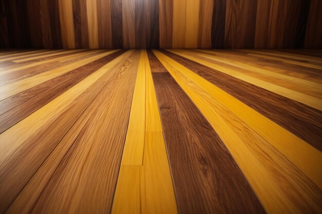 Foto fondo de textura de tablas de madera amarillas y marrones