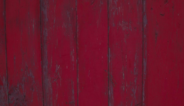 Fondo y textura de tablero de madera pintada de menta roja Fondo de madera natural de menta roja Patrón de tablones de madera envejecida