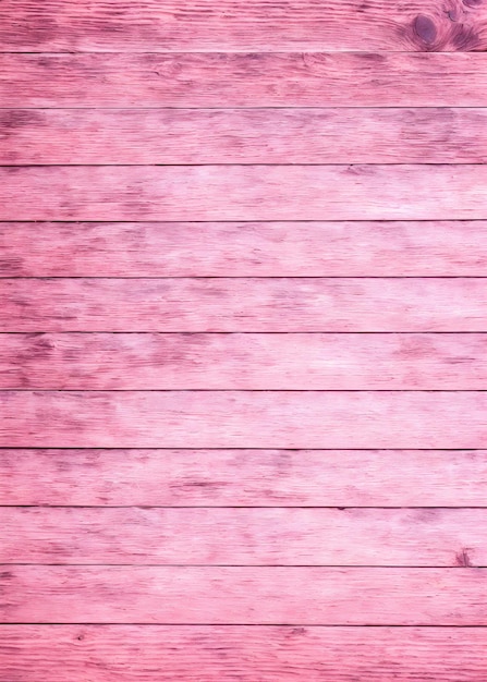 Fondo y textura de tablero de madera rosa suave Fondo de mesa de madera vacía