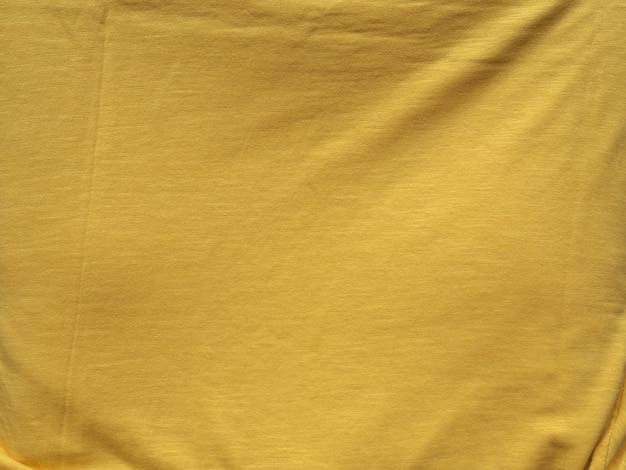 Fondo de textura de tela de algodón amarillo