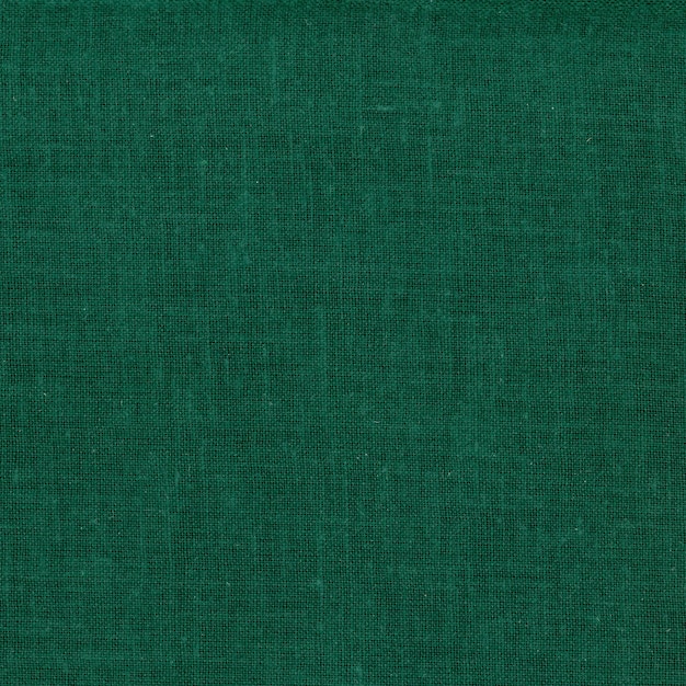 Fondo de textura de tela de algodón verde oscuro