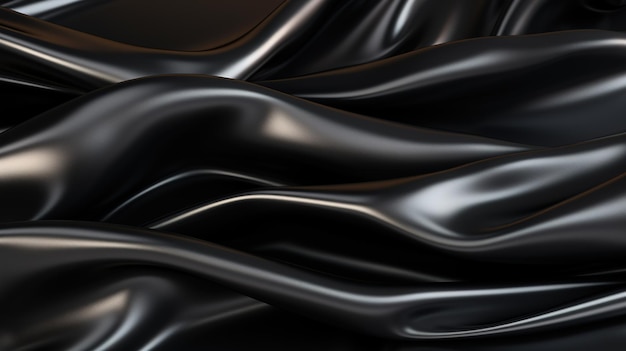 Fondo de textura de tela brillante negro