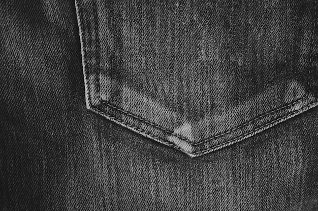 Fondo de textura de tela de jeans negro