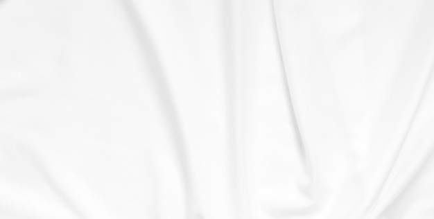 Foto fondo de textura de tela de lino ondulado suave blanco de enfoque suave