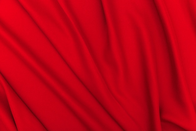 Fondo de textura de tela roja