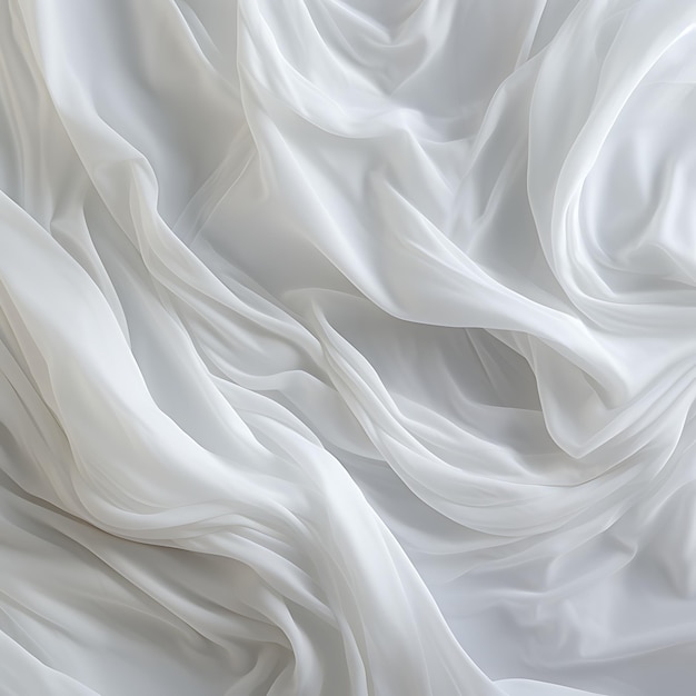 Fondo de textura de tela satinada blanca