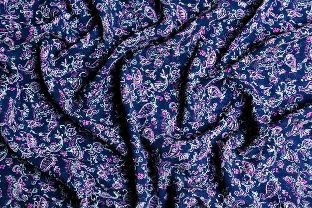 Fondo de textura textil abstracto floral detallado