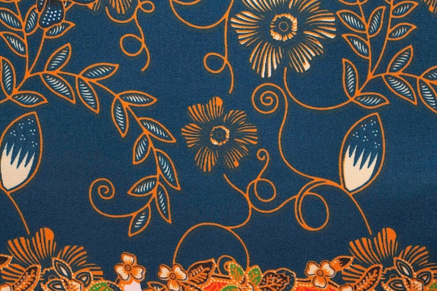 Fondo de textura y textil con motivos tradicionales de seda tailandesa