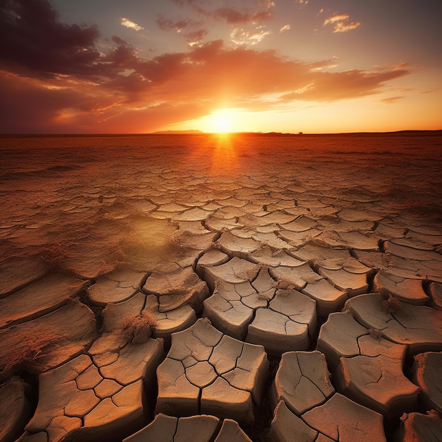 Foto fondo de textura de tierra agrietada