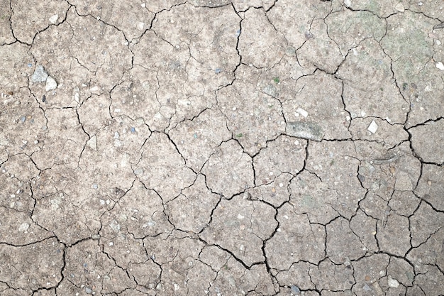 Fondo de textura de tierra seca de suelo agrietado