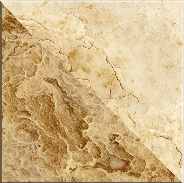 Foto fondo de textura de travertino superficie de mármol beige patrón de piedra de travertino natural ilustración generativa de ia