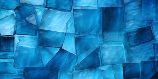 Fondo de textura de vidrio roto azul