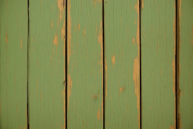 Fondo de textura vintage de madera verde IA generativa