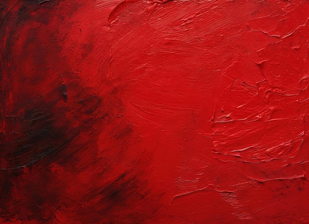 un fondo texturizado de color rojo de pintura al óleo en el estilo de mejorado digitalmente
