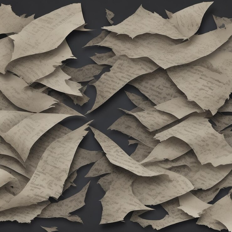 Fondo texturizado de papel blanco arrugado por defecto