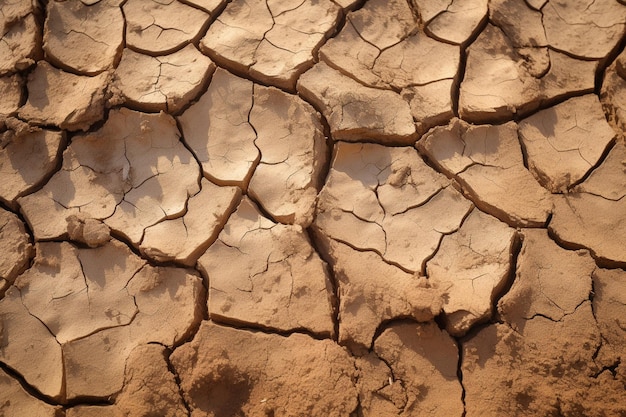 Foto fondo de tierra agrietada