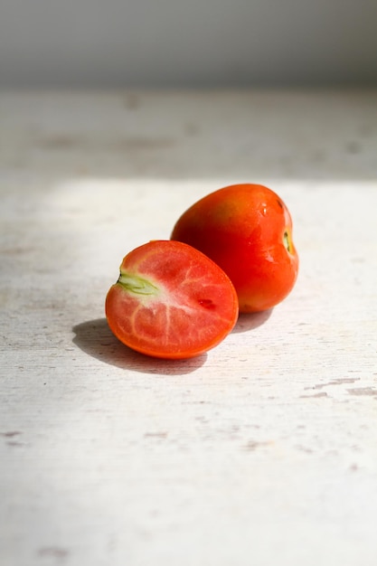 fondo de tomate indonesio rojo fresco