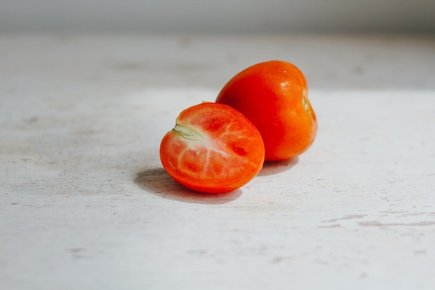 fondo de tomate indonesio rojo fresco