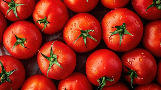 fondo de tomates rojos Grupo de tomates