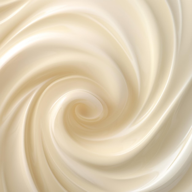 Foto fondo de torbellino de crema suave con textura de crema batida