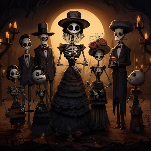 Fondo tradicional del día de los muertos