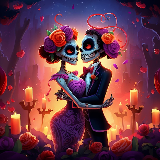 Fondo tradicional del día de los muertos