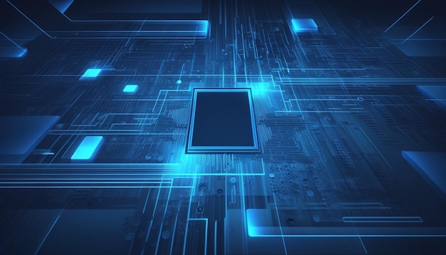 Fondo de transferencia de datos grandes de tecnología azul