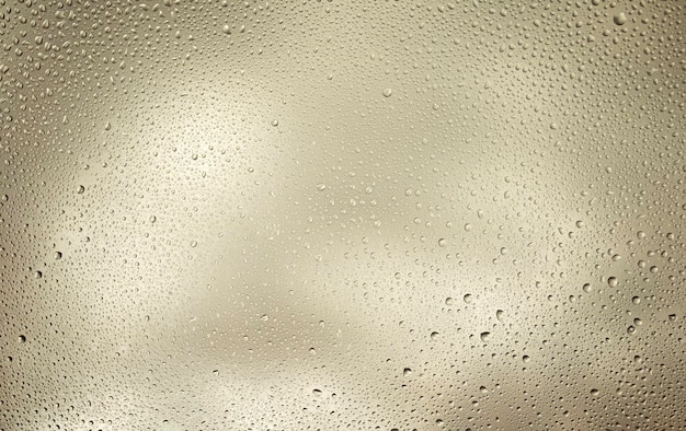 Fondo transparente gris brillante con gotas de agua contrastantes