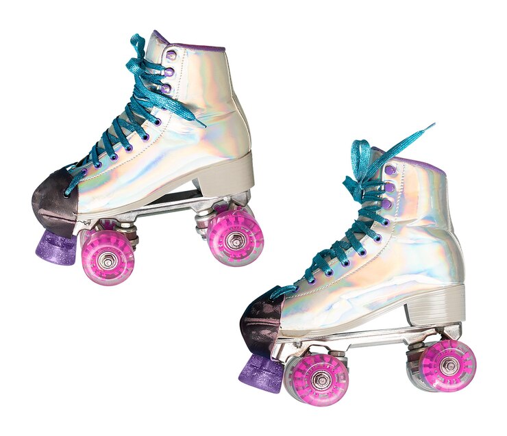 El fondo transparente de la pegatina de patines de rodillos Png