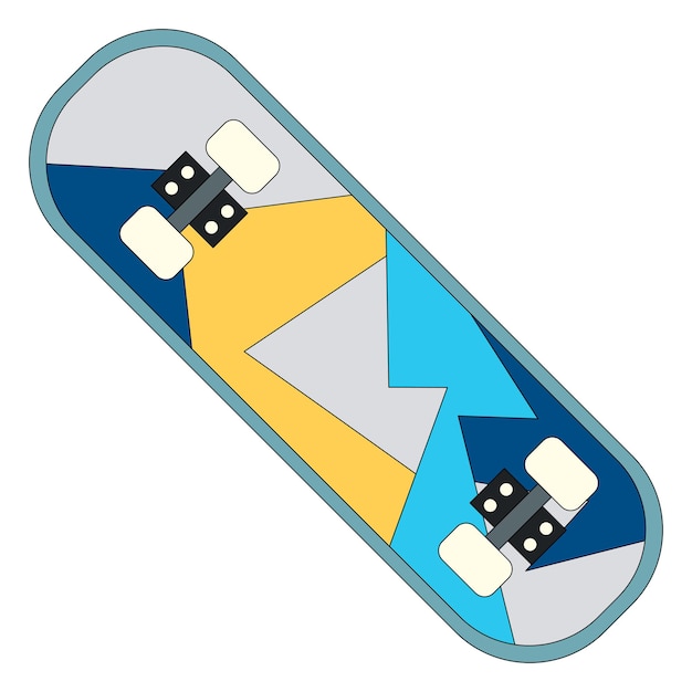 El fondo transparente de la pegatina de patineta Png es genial