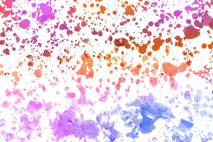 Foto fondo transparente png de colores con arte de lápiz de colores fundido con cera