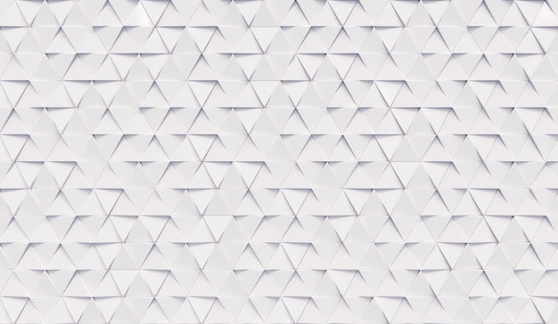 Fondo de triángulos blancos abstractos