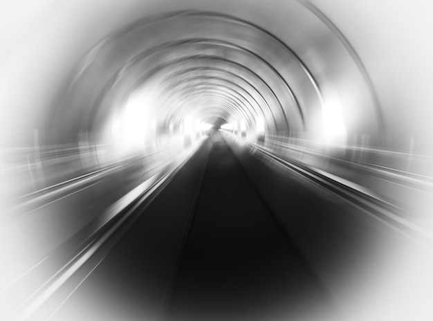 Fondo de túnel de transporte blanco y negro diagonal hd