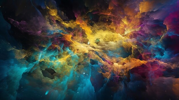 el fondo del universo del arte fractal