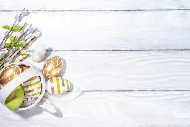 Fondo de vacaciones de Pascua de primavera