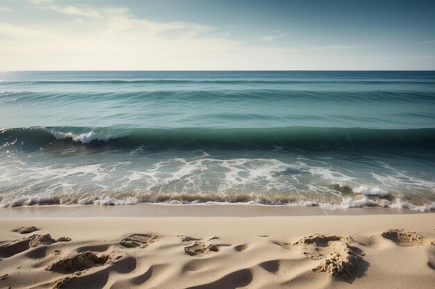 Fondo vacío de mar y playa