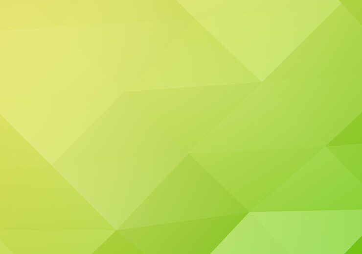 fondo de vector de polígono degradado de baja poli tridimensional de color verde brillante