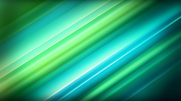 Fondo de vector verde azul claro con rayas rectas Ai generativo