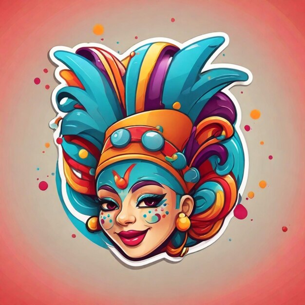 Fondo vectorial del carnaval