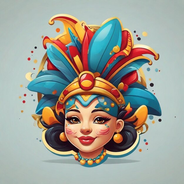 Fondo vectorial del carnaval