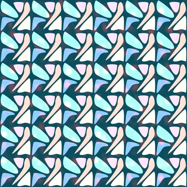 Fondo vectorial sin costuras con patrón geométrico abstracto Impresión fondo repetitivo papel tapiz de diseño de tela