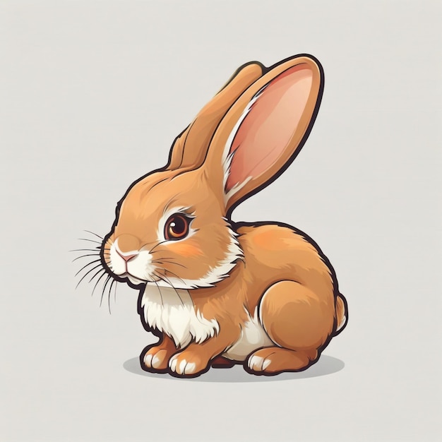 Fondo vectorial de dibujos animados de conejos