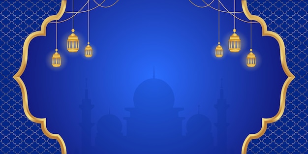 Fondo vectorial de eventos de Ramadán Fondo islámico para la celebración del Ramadán o evento islámico Islámico