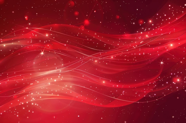 Fondo vectorial rojo con elegantes líneas curvas y brillos suaves ar 32 ID de trabajo f547fc875d0d477ea7acbd321cf15d2e