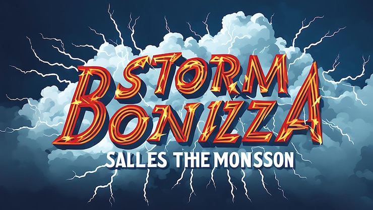 Foto fondo de venta de temporada monzón