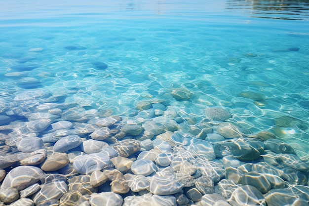 Fondo de verano de agua de mar