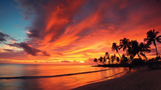 Fondo de verano de la playa del océano