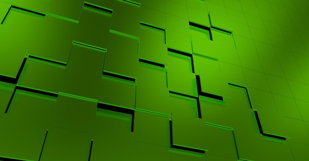 Fondo en verde en 3D