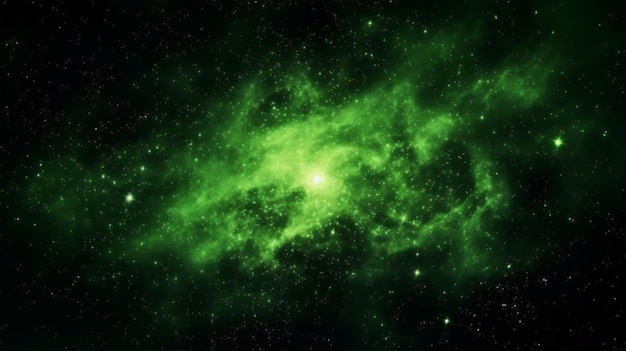 Fondo verde y azul con estrellas y la palabra verde en él